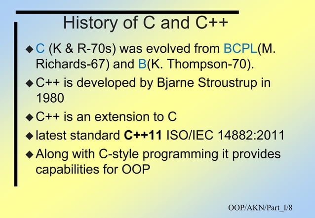 Object Oriented Programming using C++ Part I | PDF