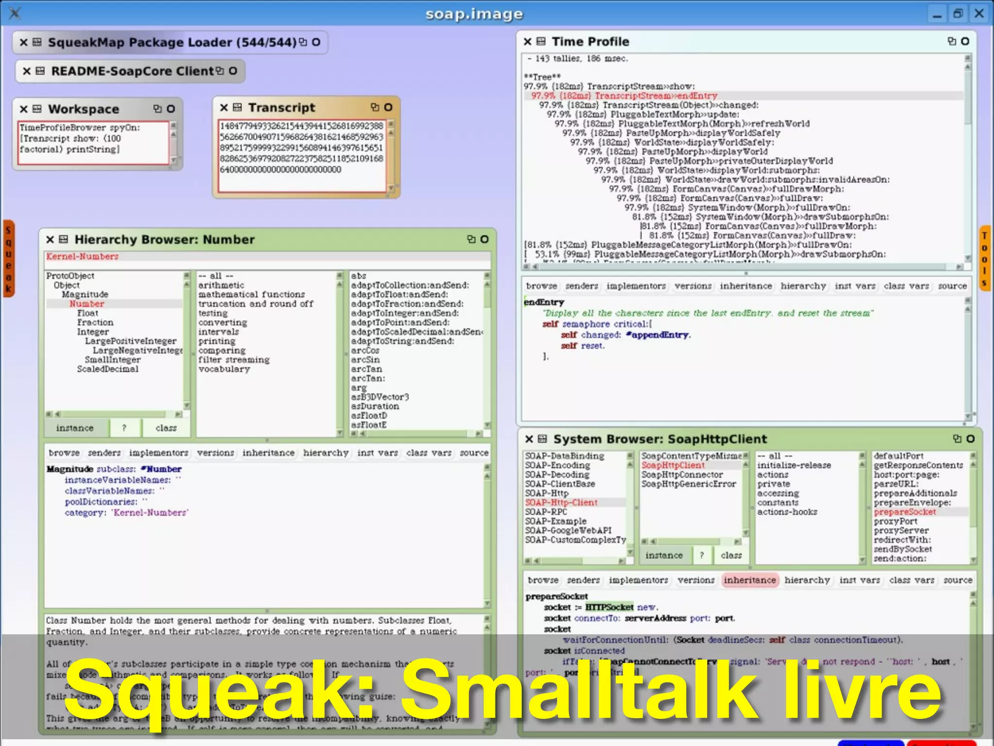 Squeak: Smalltalk livre
 