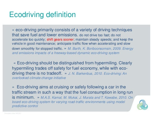 eco drive meaning