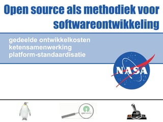 gedeelde ontwikkelkosten
ketensamenwerking
platform-standaardisatie
 