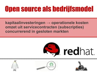 kapitaalinvesteringen → operationele kosten
omzet uit servicecontracten (subscripties)
concurrerend in gesloten markten
 