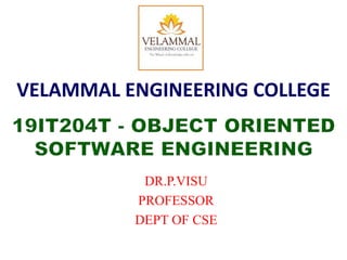 DR.P.VISU
PROFESSOR
DEPT OF CSE
VELAMMAL ENGINEERING COLLEGE
 