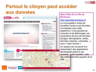 Partout le citoyen peut accéder
aux données              Open Data de la ville de
                                  Bordea...