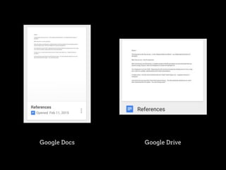 Google Docs Google Drive
 