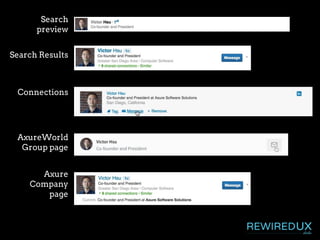 Search
preview
Search Results
Connections
AxureWorld
Group page
Axure
Company
page
 