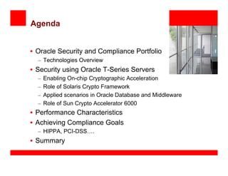 Analysis of Security and Compliance using Oracle SPARC T-Series Servers ...