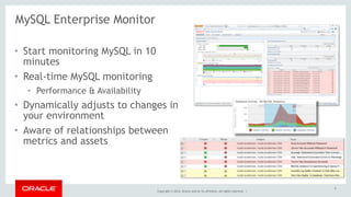 Using MySQL Enterprise Monitor for Continuous Performance Improvement | PPT