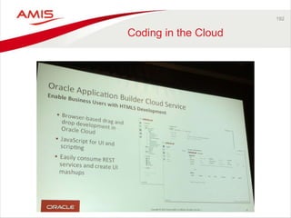 192 
Coding in the Cloud 
 