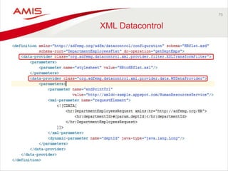 75 
XML Datacontrol 
 