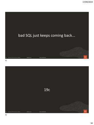 17/09/2019
34
81
bad SQL just keeps coming back...
82
19c
81
82
 