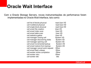 Oracle Wait Interface
 