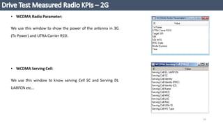 TELECOM OPTIMIZATION AND DRIVE TEST ANALYSIS | PPTX