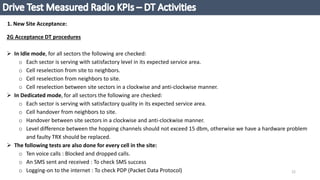 TELECOM OPTIMIZATION AND DRIVE TEST ANALYSIS | PPTX