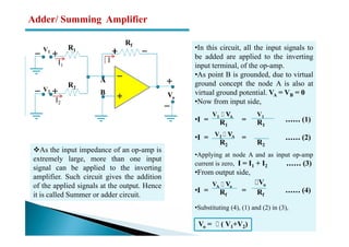 Op-Amp 2 | PPT