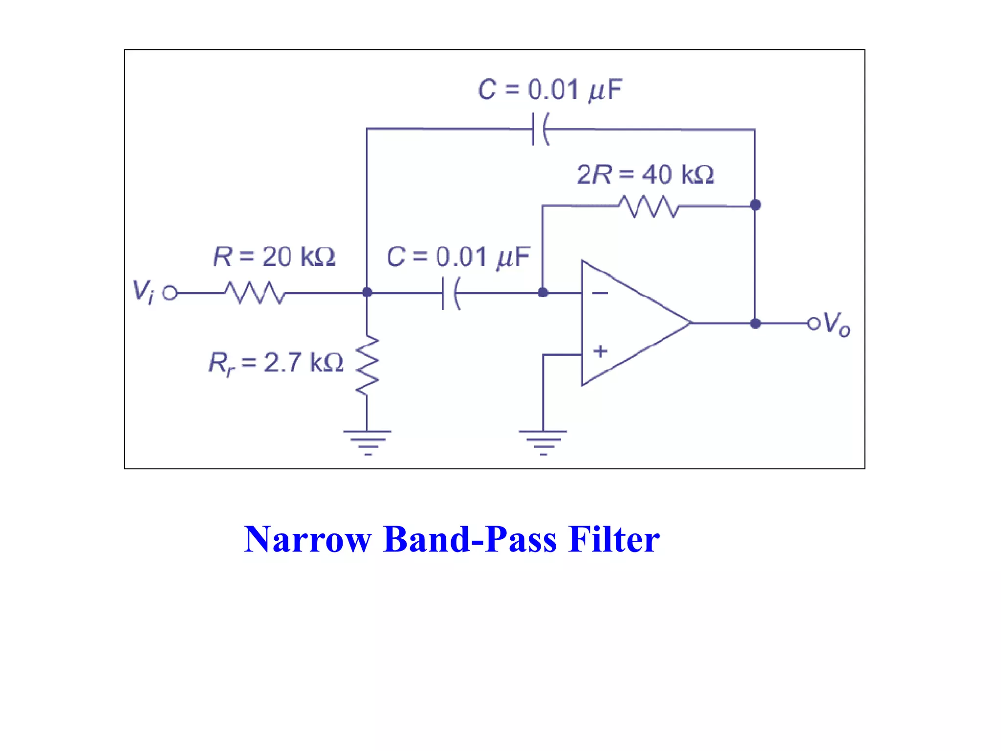 Narrow Band-Pass Filter
 