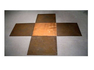 MINIMALISMO
Carl André, 4 Fe On
 