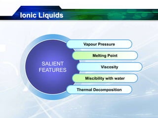 Ionic Liquids : Green solvents for the future | PDF
