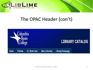 Opac customization | PDF