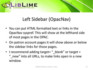 Opac customization | PDF
