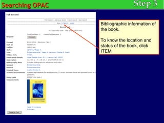 Opac Guide | PPT