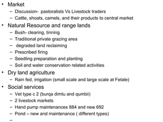 Indexed Based Livestock Insurance (IBLI): OPaDC activities and projects relevant to and complementing IBLI 