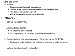 Indexed Based Livestock Insurance (IBLI): OPaDC activities and projects relevant to and complementing IBLI 