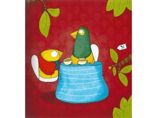 O pai galinha e o seu pintainho