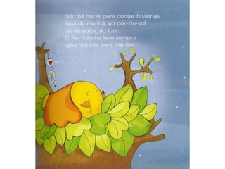 O pai galinha e o seu pintainho