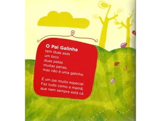 O pai galinha e o seu pintainho