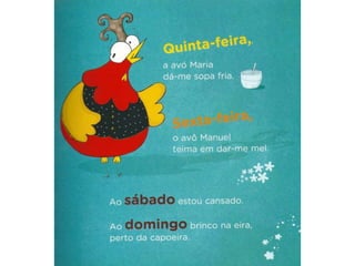 O pai galinha e o seu pintainho