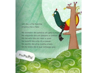 O pai galinha e o seu pintainho