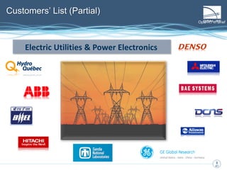 8
8
41
Customers’ List (Partial)
Electric Utilities & Power Electronics
Opal-RT in Brief
 