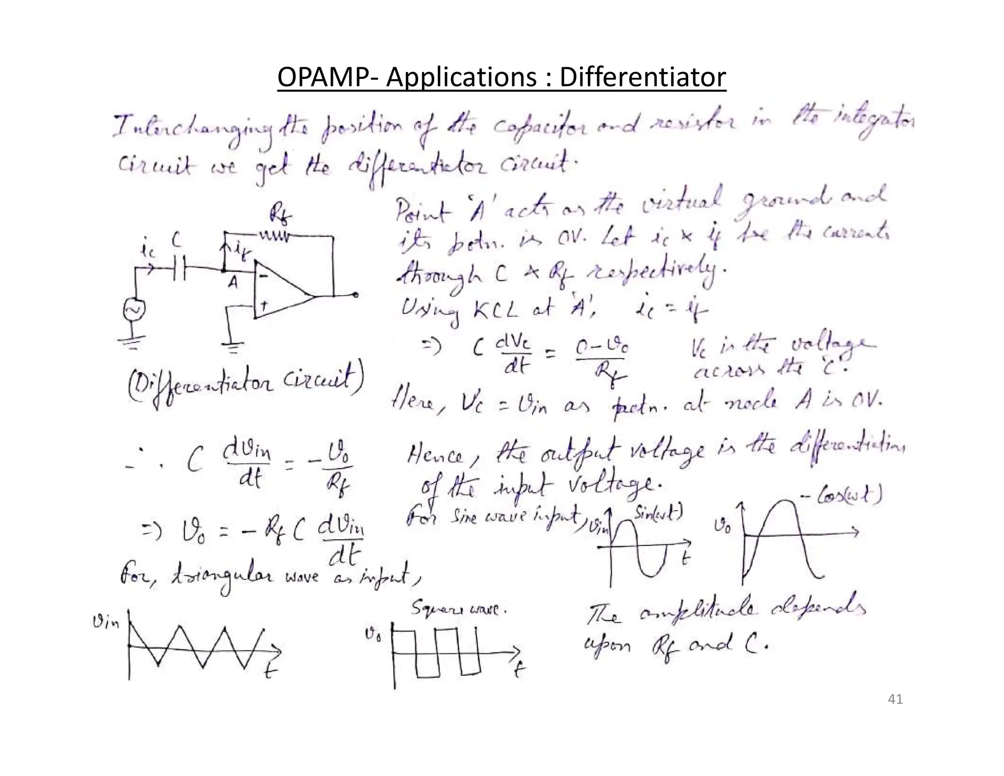 OPAMP.pdf on operational amplifiers and electronics | PDF