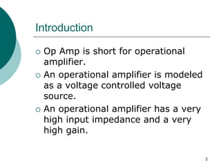 op amp presentation electronic circuit design | PDF