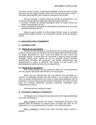O papel da familia no tratamento da dependencia | PDF