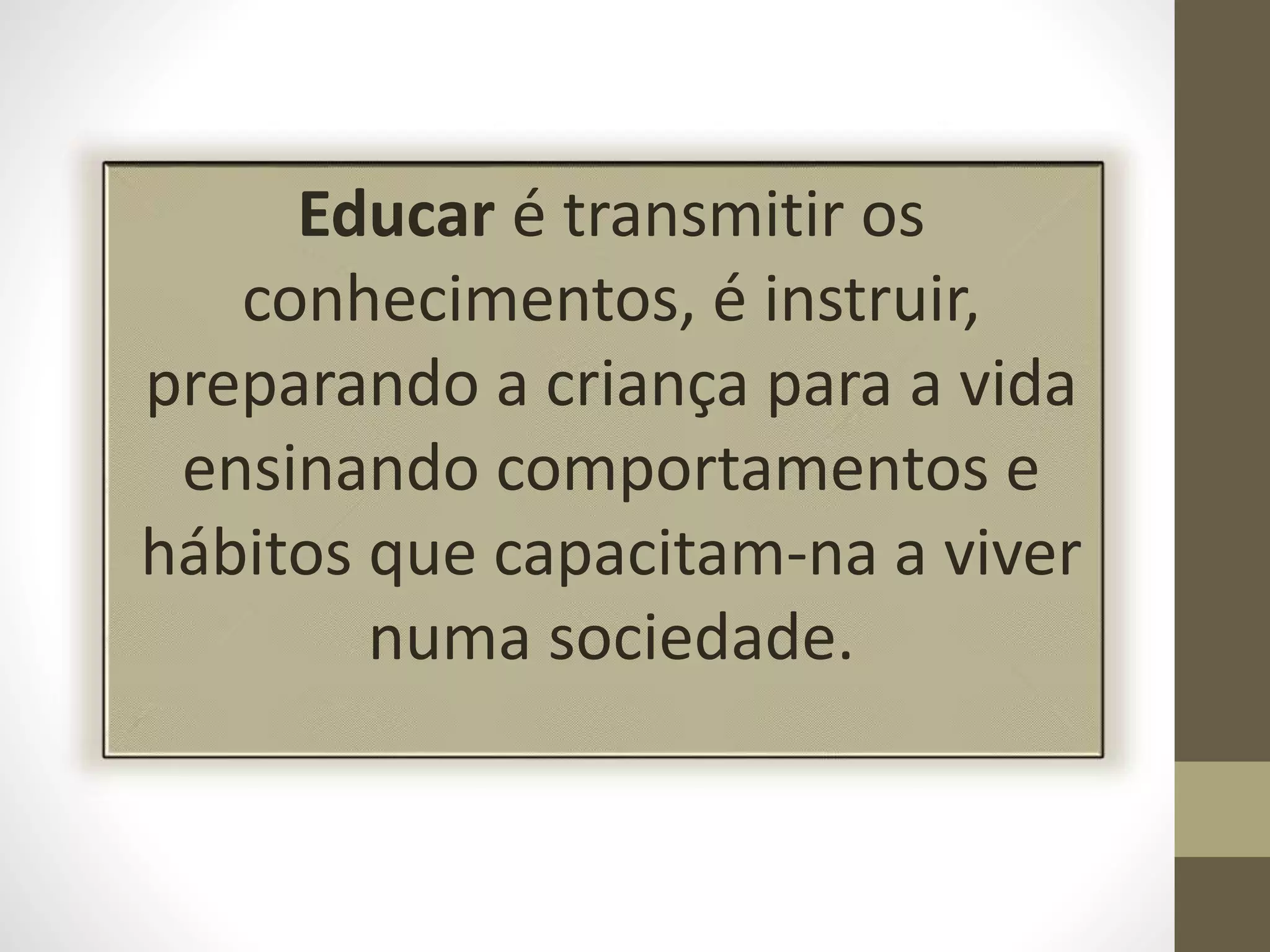 O papel da família na educação dos filhos | PPTX