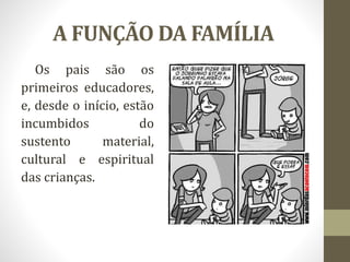 O papel da família na educação dos filhos | PPTX