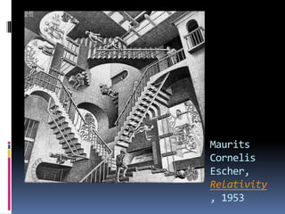 Maurits
Cornelis
Escher,
Relativity
, 1953
 