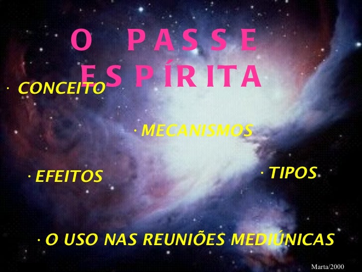 O passe espírita curso básico O passe espírita curso básico