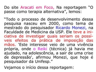 Mediunidade disciplinada não exclui o sexo:
educa-o. Não foge das tentações: vence-as.
Não se escandaliza com propostas irreveren-
tes: responde com serenidade, vivendo os
preceitos do Cristo. Nas boas maneiras de
um médium cristão configura-se em maior
escala, o respeito aos seus semelhantes. E,
para que se faça a sintonia entre duas ou
mais pessoas, Jesus deve permanecer no
meio, com a nossa aquiescência, para que a
dignidade prevaleça.” (MIRAMEZ, em Médiuns, psico-
grafia João Nunes Maia)
 