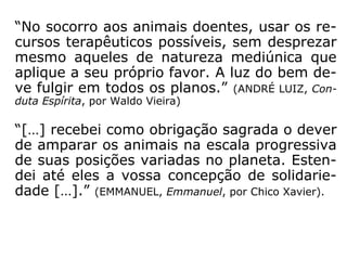 Os animais podem
receber passe?
 