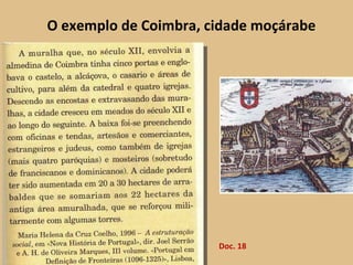 Doc. 18 Falta texto p. 75 O exemplo de Coimbra, cidade moçárabe 