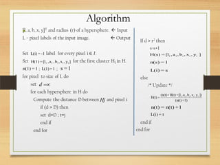 One-Pass Clustering Superpixels | PDF