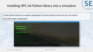 OPC UA mit der SIMATIC S7-1200/1500 und Python | PDF