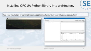 OPC UA mit der SIMATIC S7-1200/1500 und Python | PDF | Cloud Computing ...