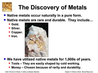 Op ch15 lecture_earth3, Mineral resources | PPT