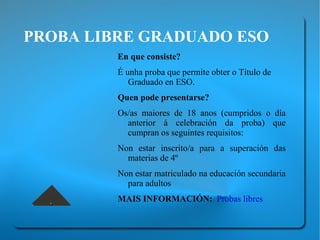 Opcións ao finalizar un C.Grao   Medio Incorporarse ao mundo laboral Co título de Técnico tes o Nivel 2 no CNCP.  Con el podes: -   preparar oposicións, - montar a túa empresa ou, - traballar por conta allea  Moito alumnado consigue emprego na empresa que fixo prácticas. 
