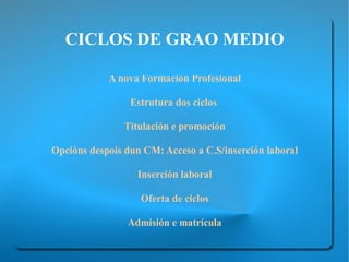 Mundo laboral OPCIÓNS O PRÓXIMO ANO 