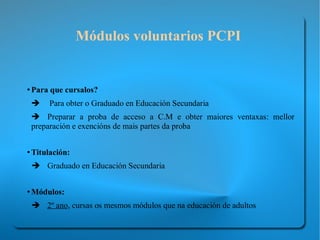 podes acceder directamente á universidade  