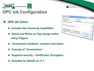 InduSoft Web Studio and OPC UA Connectivity | PPTX